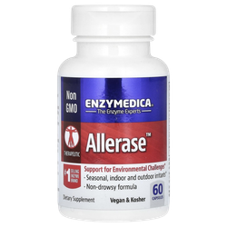Enzymedica Allerase 60 капсул , Защита от сезонных раздражителей