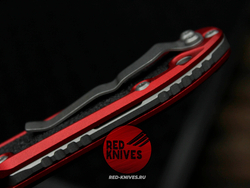 Нож Microtech GRN LUDT Gen III Standard S/E RED - клинок серый, красная рукоять