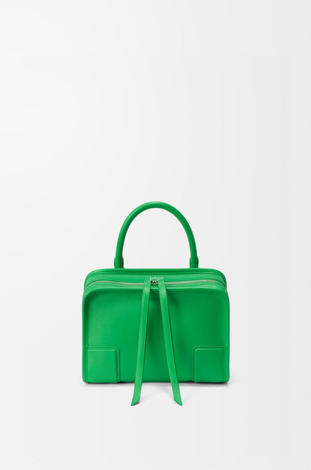 Loewe Маленькая сумка Amazona 180 из мягкой телячьей кожи, зеленый