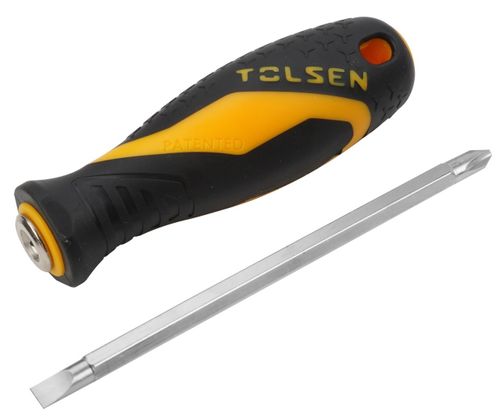 TOLSEN (TT20042) Отвертка со сменной вставкой (битой), 2 в 1