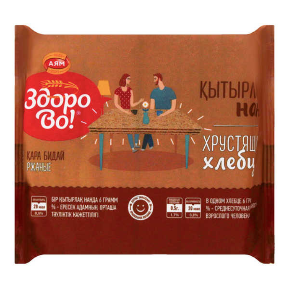 Хлебцы Здорово ржаные 75 гр