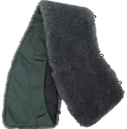 Воротник искусственный мех (зеленый)