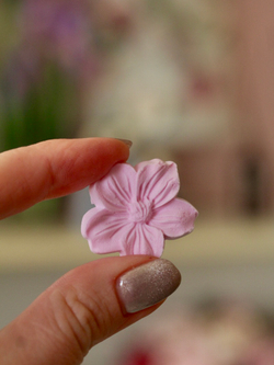 Прямоугольный молд "Вишня, саккура с листьями и ветками"