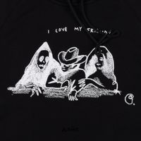  Толстовка мужская Carhartt WIP Hooded Pepe Friends Sweatshirt артикул:I033934_black - купить в магазине Дайс