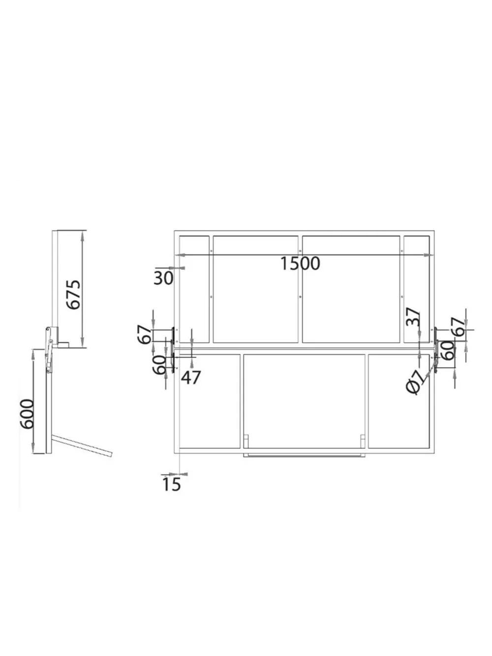 Механизм для дивана 10400 Eksan, комплект