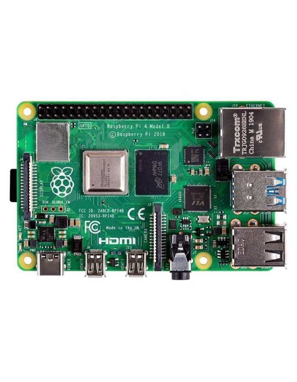 Микрокомпьютер Raspberry Pi 4 Model B 8Gb (44869)