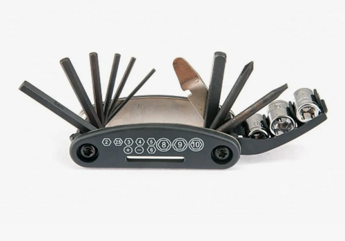 Ключи TRIX шестигранные в наборе 2/2.5/3/4/5/6мм с отверткой и головками на 8/9/10 мм (100)