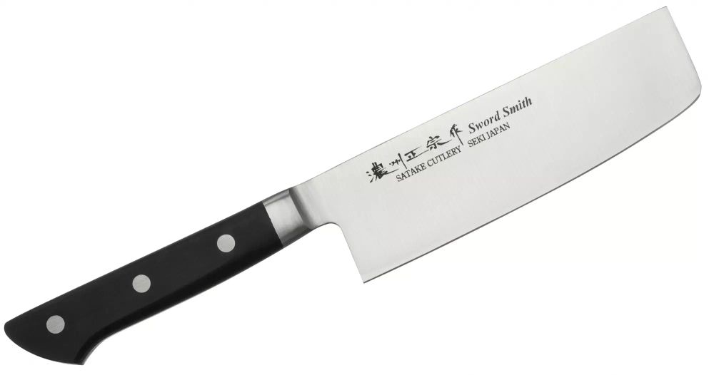 Satake - Нож Накири Satake Satoru 16см / артикул   803-649  / GTIN 4956617803649