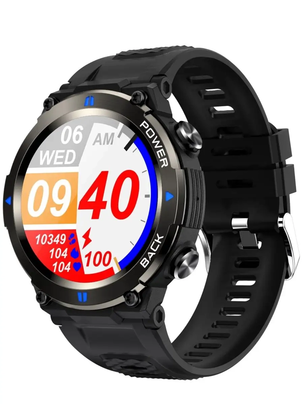 Спортивные смарт часы A80 с Bluetooth звонком и трекером