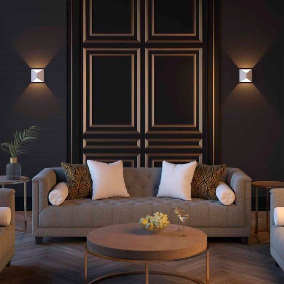 Уличный настенный светодиодный светильник Odeon Light Hightech Tibro 3909/10WL