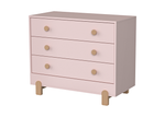 Комод Ice-cream 3 ящика (розовый)