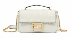 Сумка Fendi Baguette Midi белый