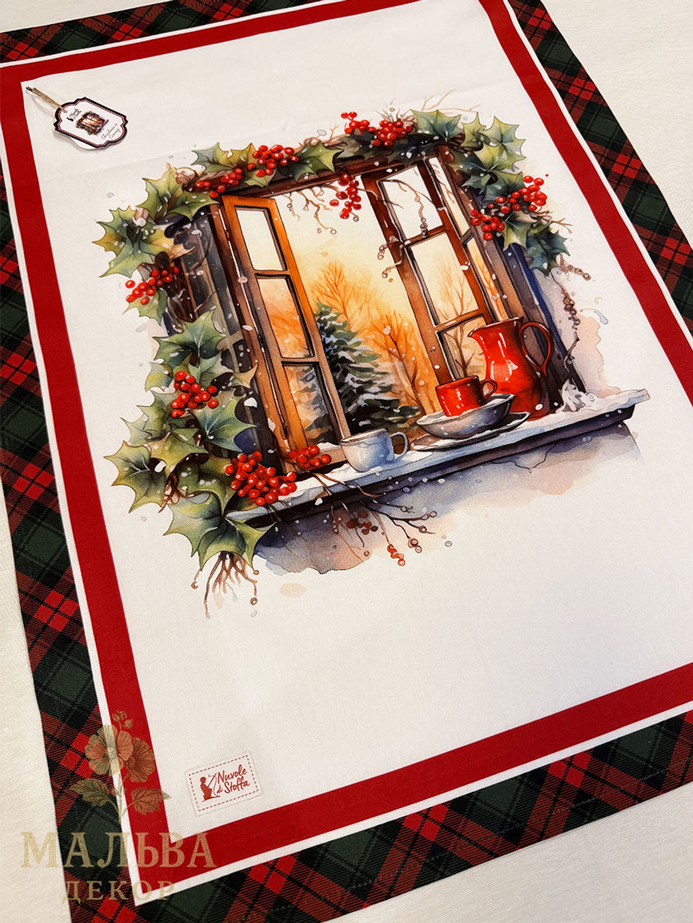 Кухонное полотенце "Приближение Рождества" 50x70см