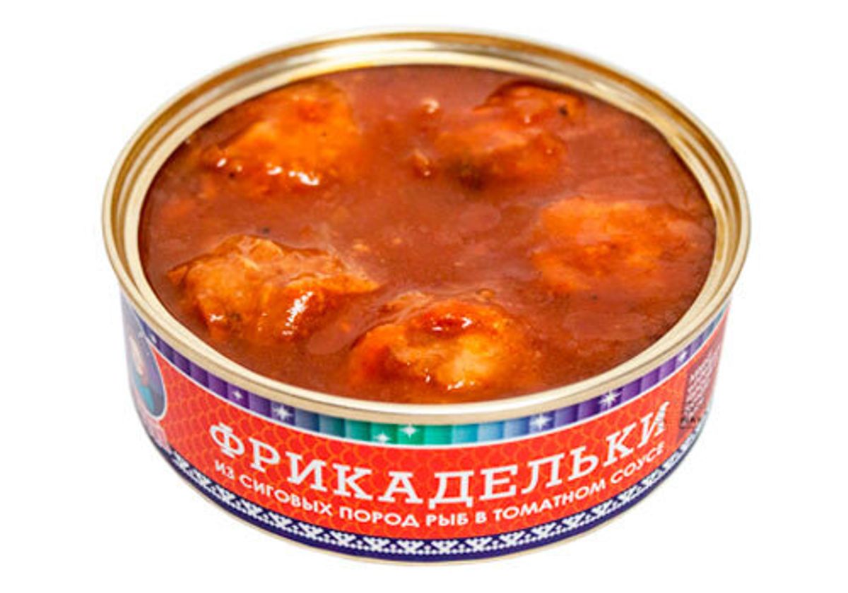 Фрикадельки из сиговых рыб в томатном соусе, 230г