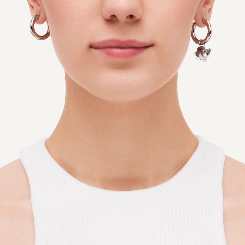 Серьги Мой Любимый Пушистик – Серебро, Кошка