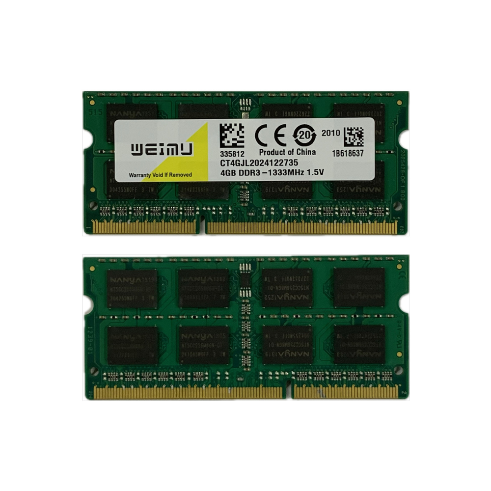 Оперативная память WEIMU DDR3 SO-DIMM 4Gb 1333Mhz PC-10600 1.5V