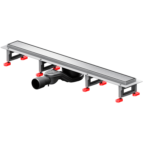 Душевой лоток AM.PM MasterFlow 70 W01SC-U11-070-04SB с решеткой Хром матовый / под плитку Tile