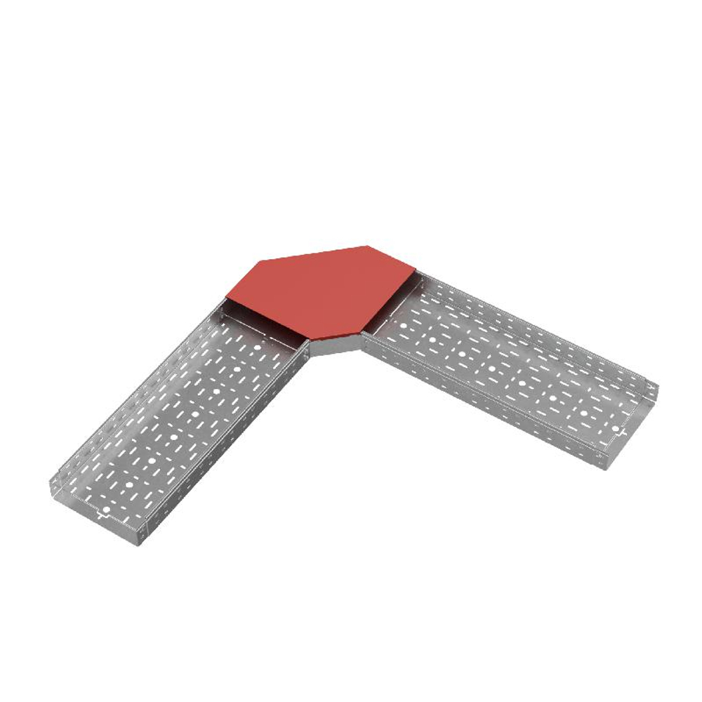 Крышка для угла горизонтального 90град. осн.300 сталь 1мм "ПЛЮС" KGLplus90-300 КМ PL0883