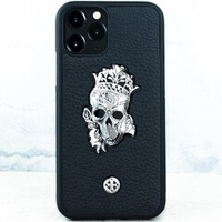 Princess Calavera Black Leather