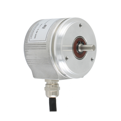 Инкрементальный программируемый энкодер INNOCONT EIP 58SO 6630V3000-R2 D=58мм, выступающий вал 6мм, сервофланец, 5…30VDC, выход TTL/HT, IP 65