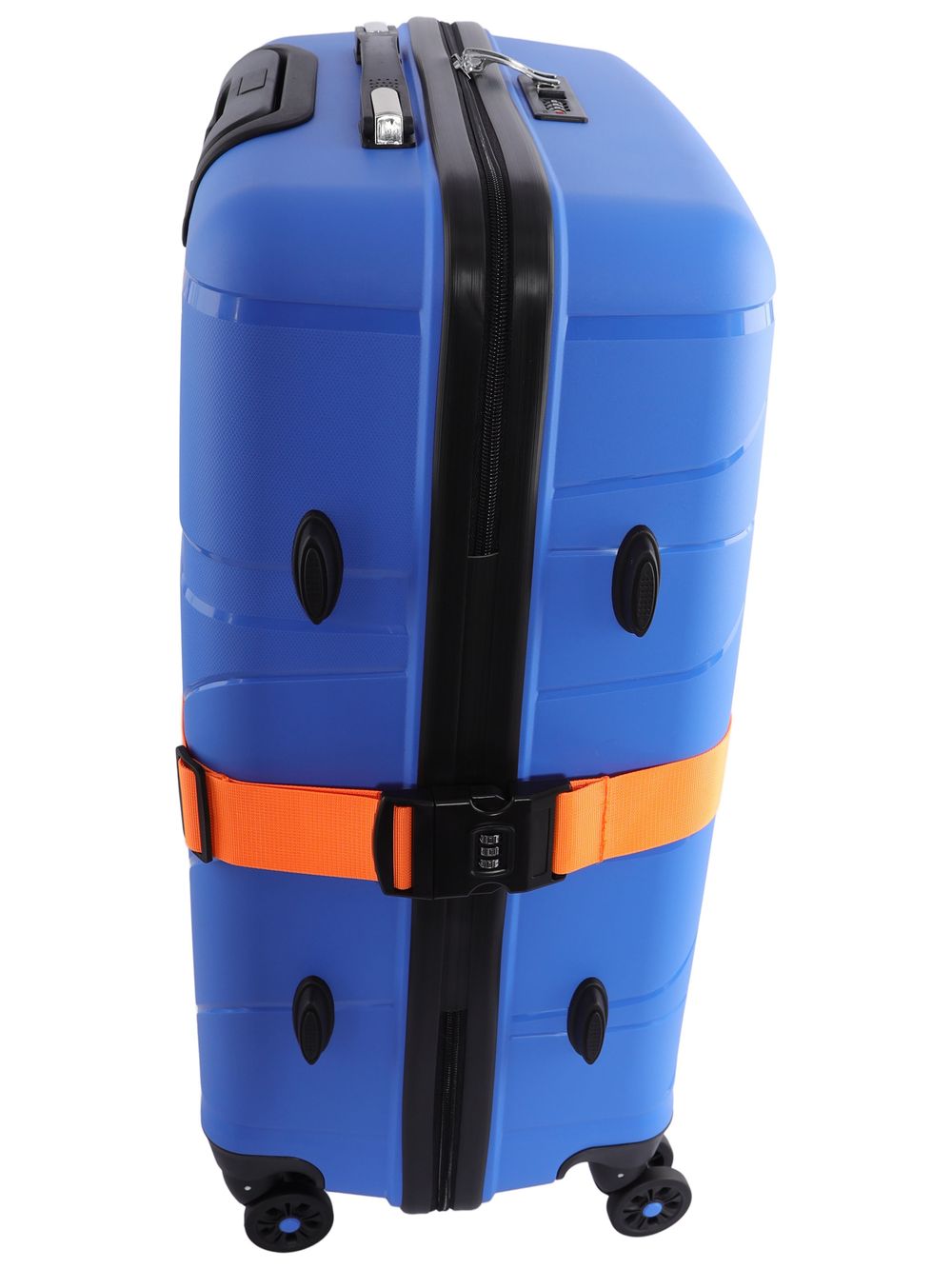 Чемодан 463 / С ремнем / Полипропилен