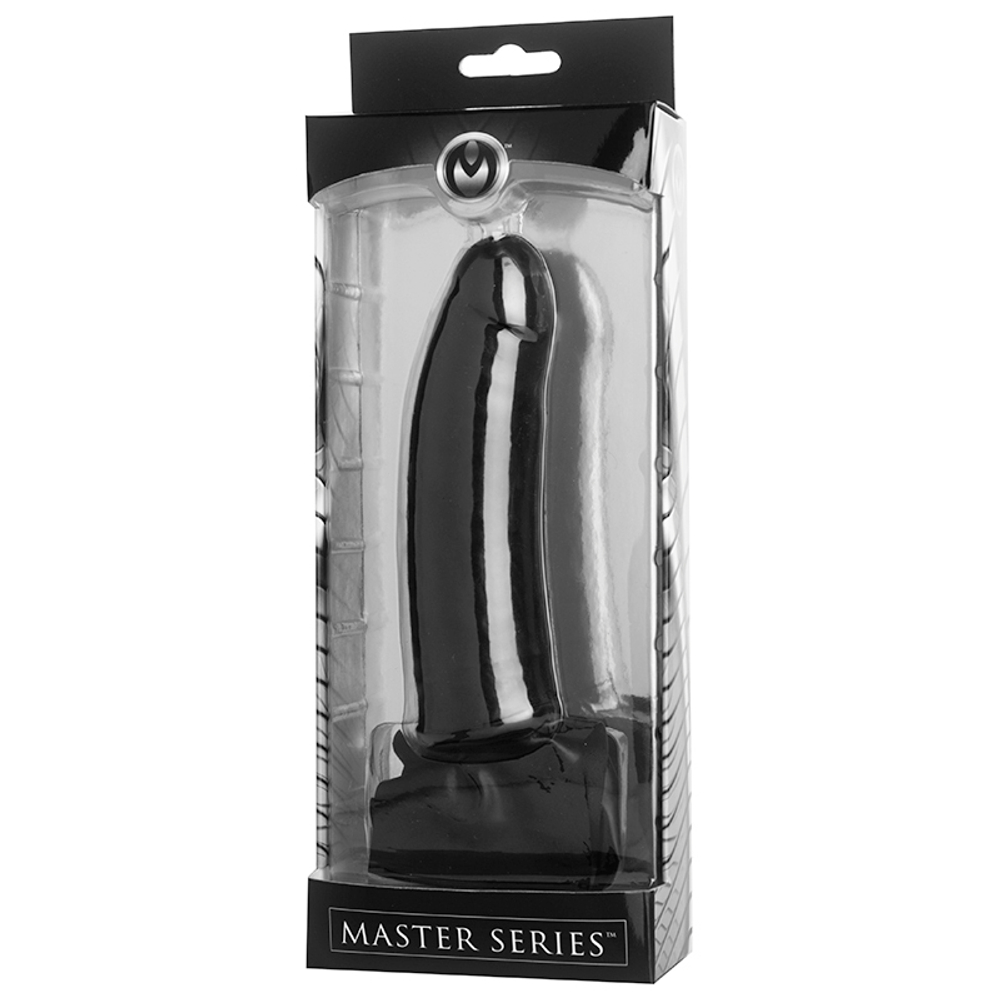 Черный кляп-страпон Masters Mini Face Fuck Strap-On - 14 см. (Цвет: черный)