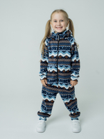 Комбинезон флисовый с карманами и съемным капюшоном "Лапландия"