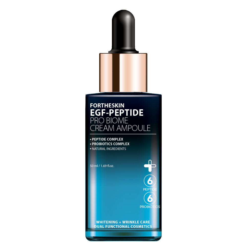[FORTHESKIN] EGF-PEPTIDE PRO BIOME CREAM AMPOULE - Крем-сыворотка для лица АНТИВОЗРАСТНАЯ, 50 мл