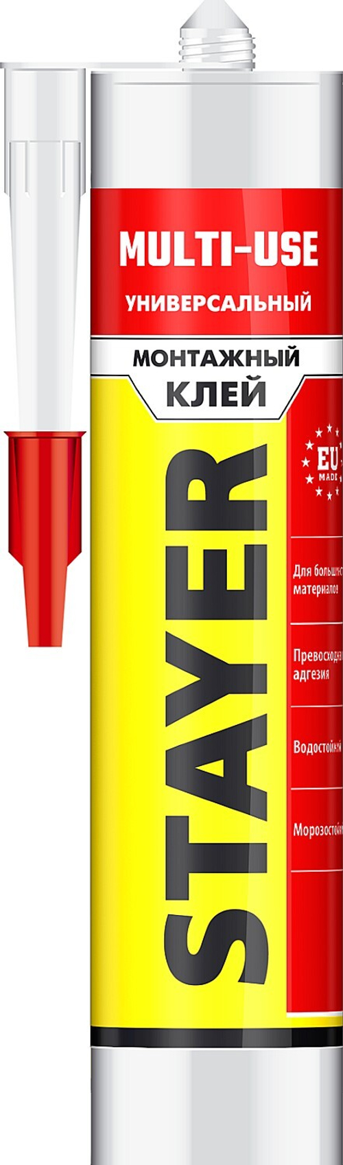 Клей монтажный STAYER Professional, универсальный, 280мл