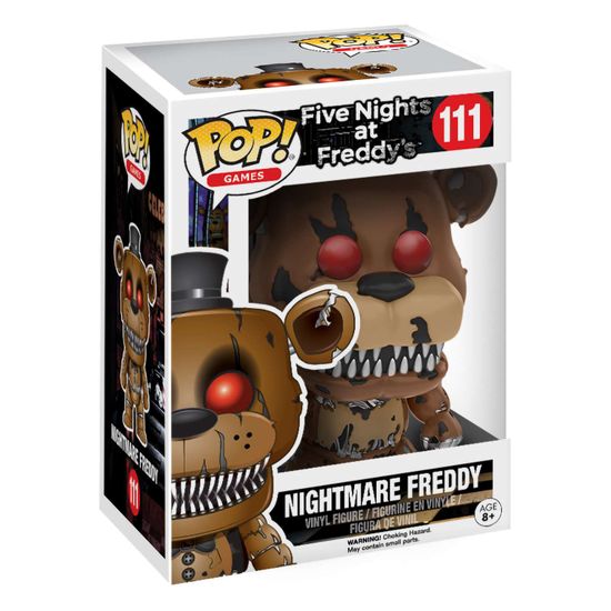 Фигурка Funko POP! Games FNAF Nightmare Freddy 11064 / Фигурка Фанко ПОП! по мотивам компьютерной игры "Пять ночей с Фредди", Фредди