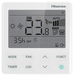 Hisense HEAVY EU DC Inverter R32 AUD-36UX4REH8/AUW-36U4RK7