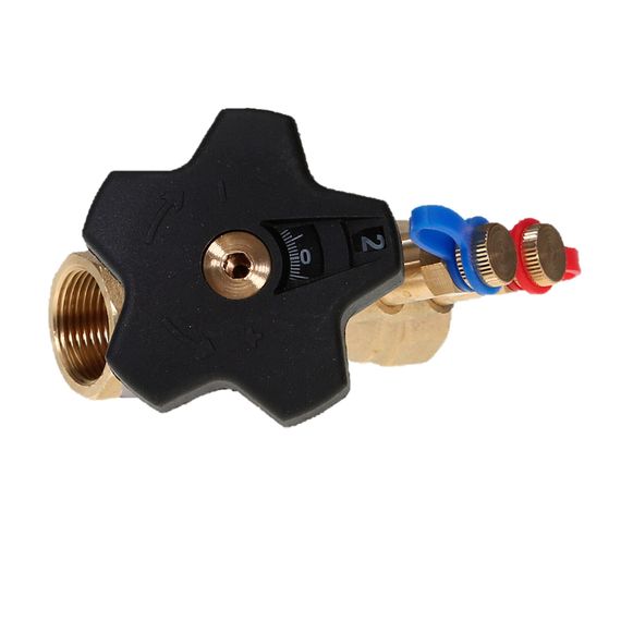 Клапан балансировочный РИДАН MVT-R DN20 ручной, с дренажем — (4)