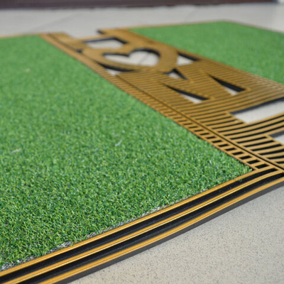 Коврик придверный 60*90см "Home" травка, с резиновой основой