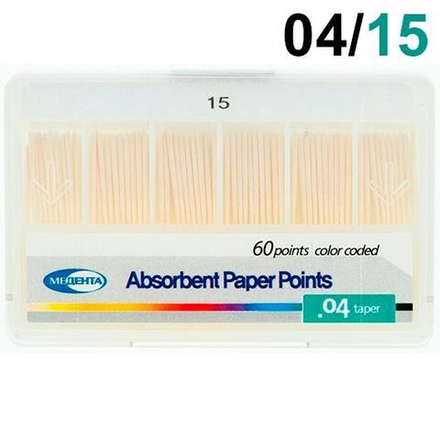 Штифты бумажные 04 №15, 100 шт, (Meta)