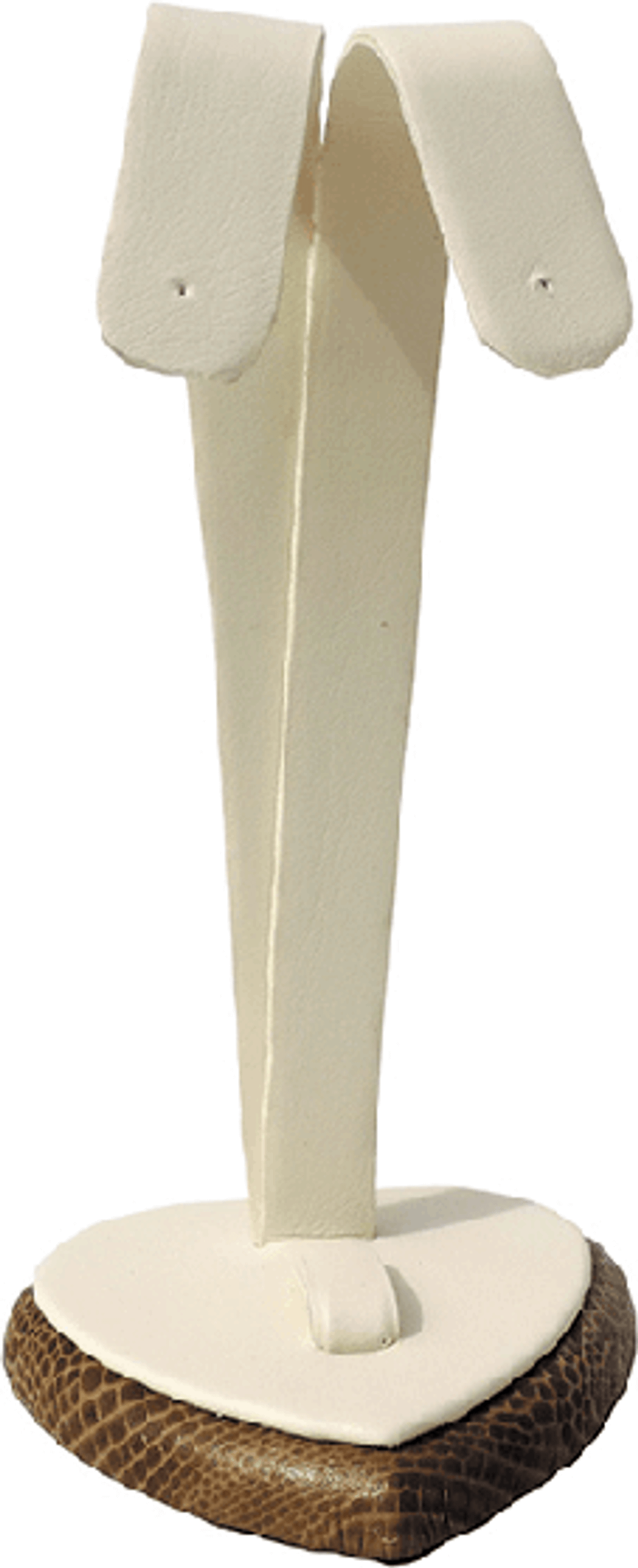 Подставка для гарнитура/ушки/2 отверстия/язычок/накладка/основание сердечко/Н-115 мм.