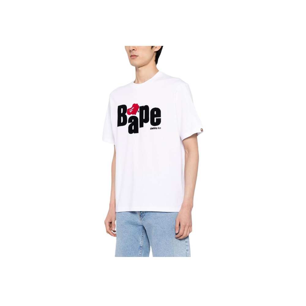 A Bathing Ape Bathing Ape Heart Ape Head Cotton Футболка белый
