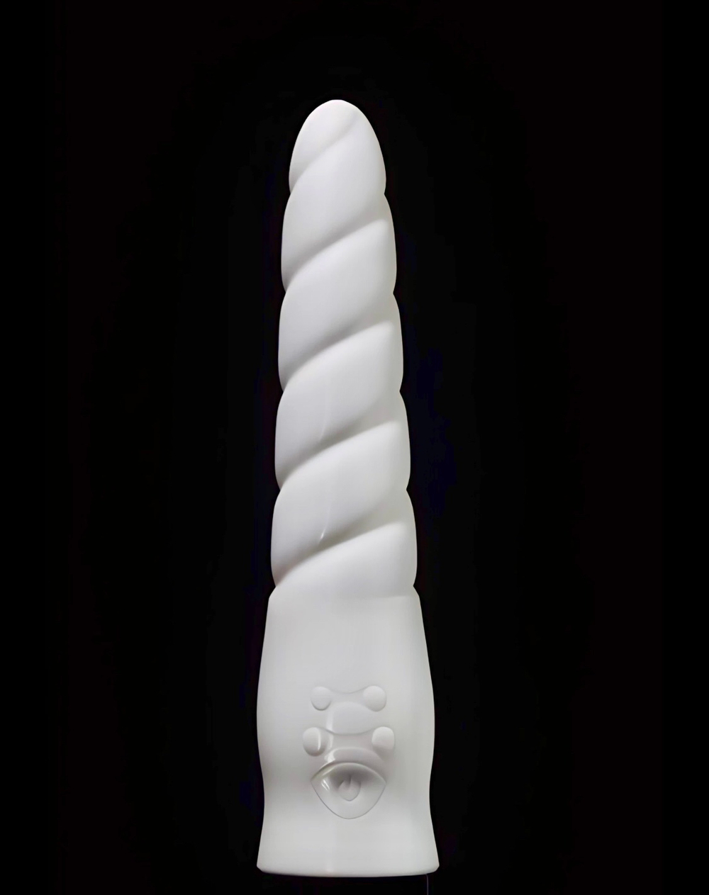 Светящийся вибратор Sexperiments HornyGlow - 23.60 см.
