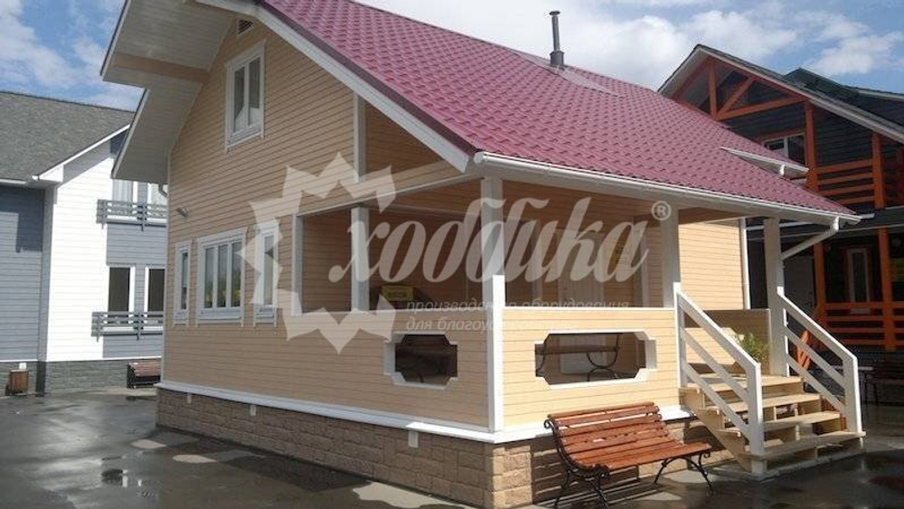 Скамейка стальная «Авен»