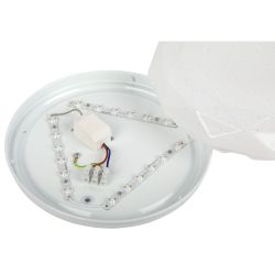 Светильник потолочный светодиодный ЭРА Классик без ДУ SPB-6 Slim Sparkle 24W-4K 4000K | Светильники SPB-6 без ДУ