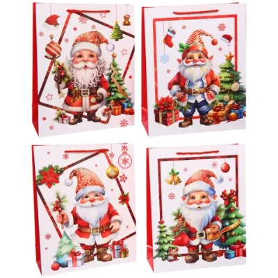 Пакет подарочный «Новогодний гость» 26*32*10 см, микс