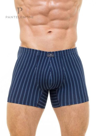 Трусы мужские боксеры Pantelemone PMHL-1169, полоса темно-синяя