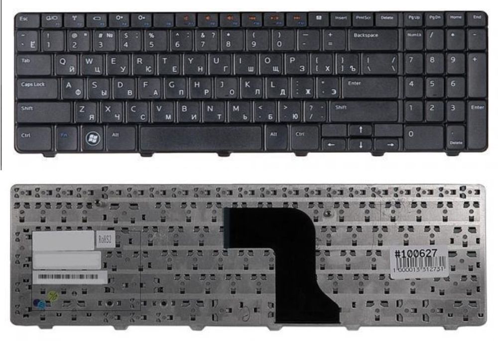 Клавиатура для ноутбука Dell M5010, N5010 черная