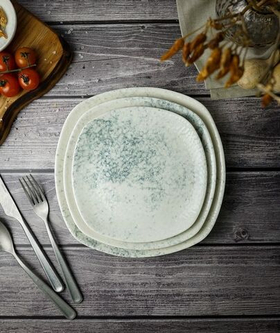 Тарелка плоская квадратная 27CM SMOKY