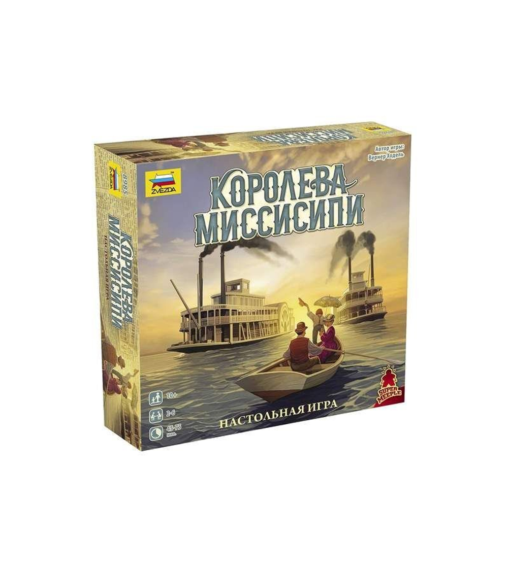 Настольная игра ZVEZDA "Королева Миссисипи", семейная