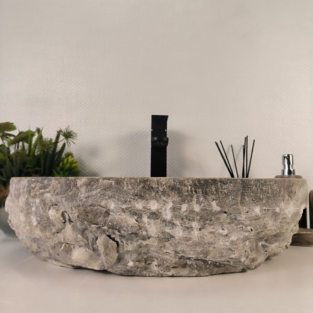 Раковина из оникса Erozy Grey EO-64731 52*42*14 0156