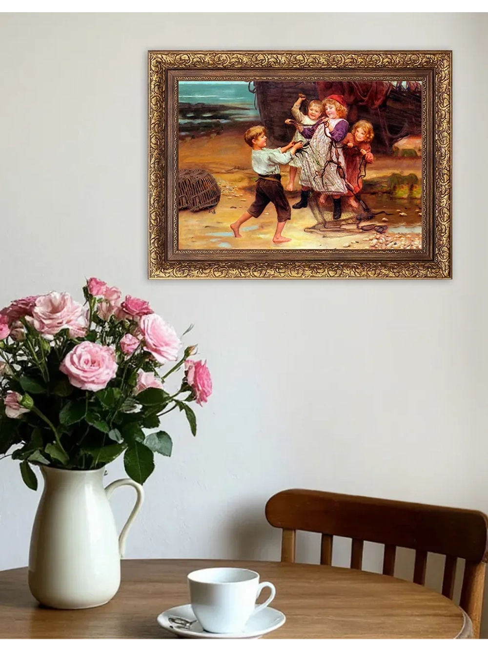 Картина на стену интерьерная на холсте "Дети"
