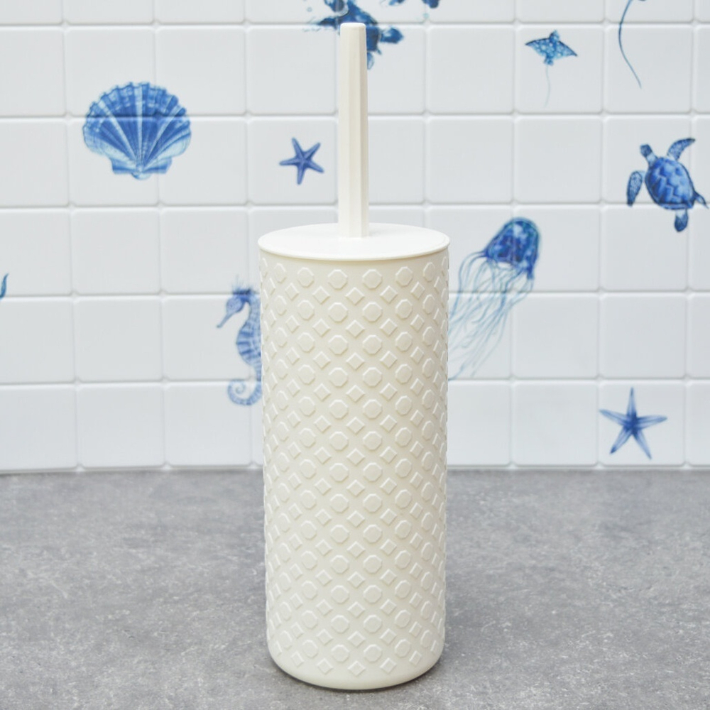 Ерш для туалета с подставкой"Stockholm", молочный туман