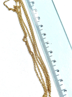 114-з Цепь якорная тонкая 1,5мм, позолота, м