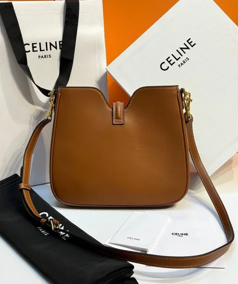 Сумка CELINE CAMILLE 16, коричневый