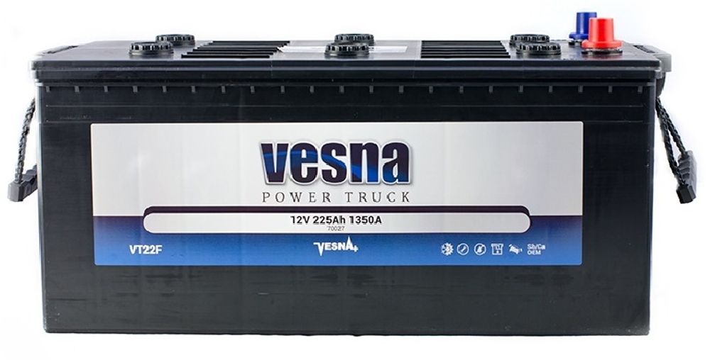 VESNA POWER TRUCK 6CT- 225 ( 617912 ) аккумулятор